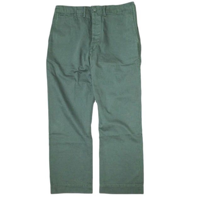 新品 RRL ダブルアールエル ツイルフィールドパンツ Cotton Twill Field Chino Pants 782928573001 32 グリーン Double RL 定価42,900円 ボトムス g21463