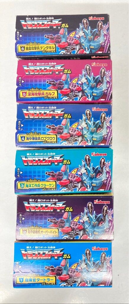 KABAYA カバヤ トランスフォーマーガム 第9弾 キングポセイドン 全6種 カバヤ トランスフォーマーガム 第9弾 - 多々買いは数だよ兄者