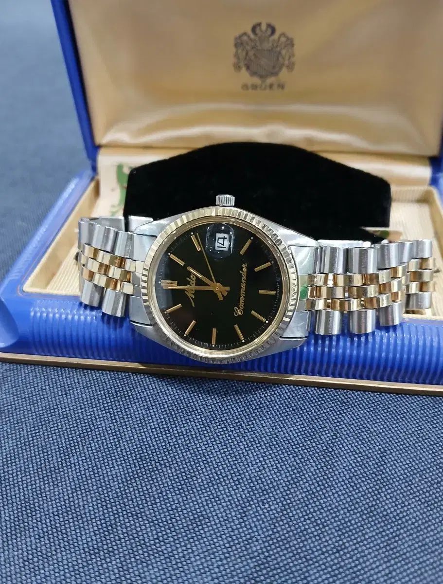 MIDO(ミドー) 大統領 DATEJUST デイトジャスト コンビオートマチック ブラックダイヤル