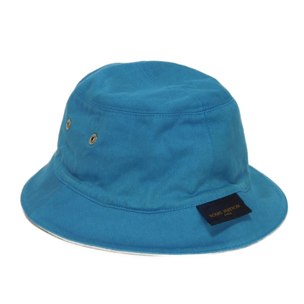6月末迄出品　　ルイヴィトン シャポー モノグラムデニム ハット 美品希少] LOUIS VUITTON ルイヴィトン シャポー モノグラム