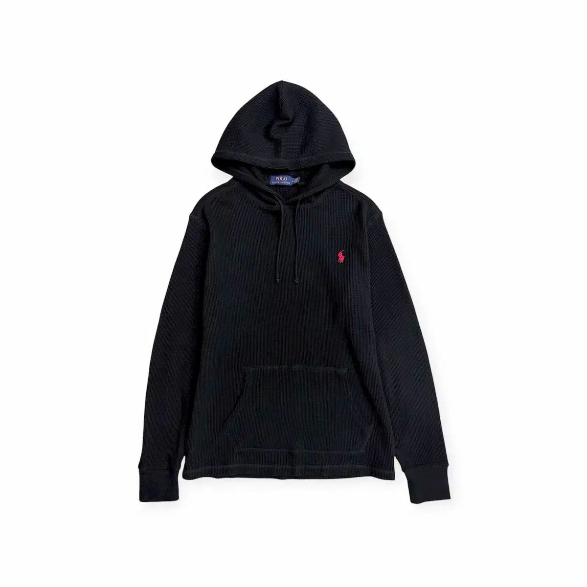 ポロ Ralph Lauren ラルフローレン ワッフル ニット セーター フード付きTシャツ m 実寸 100 l 程度