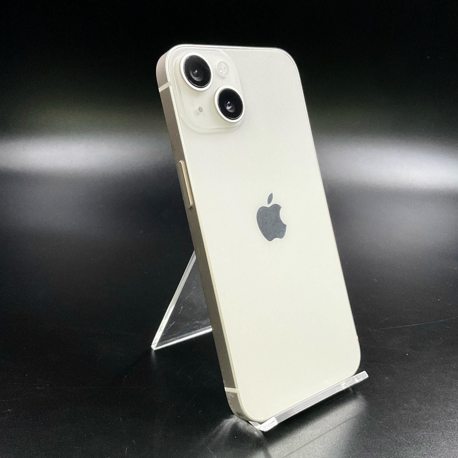 全額返金保証】【最速発送】Apple iPhone 14 128GB スターライト au  