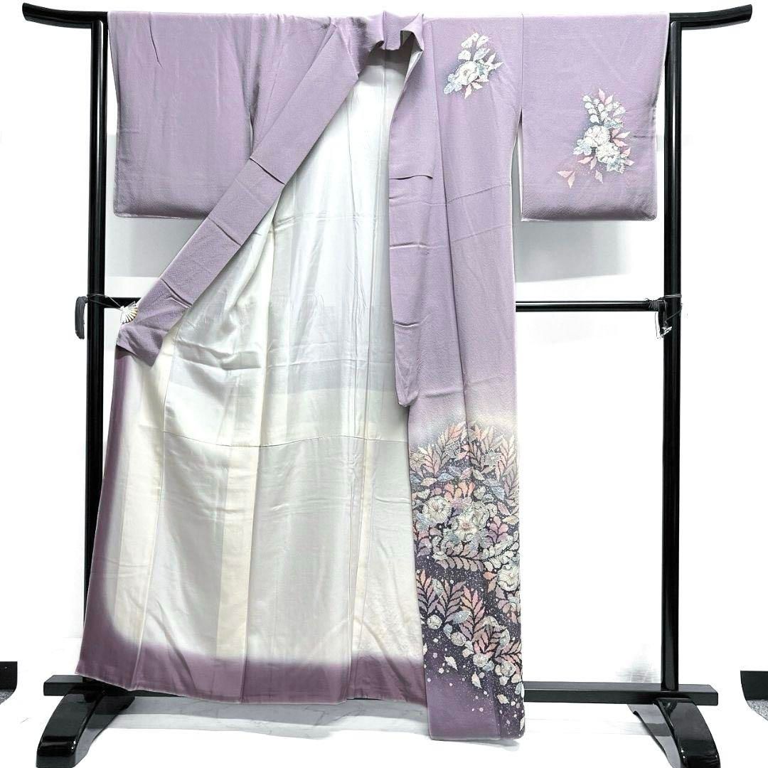 訪問着　桐屋翠山工房　辻ヶ花　藤の花　着物　062a p 訪問着 桐屋翠山工房 辻ヶ花 藤の花 着物 062a p - メルカリ