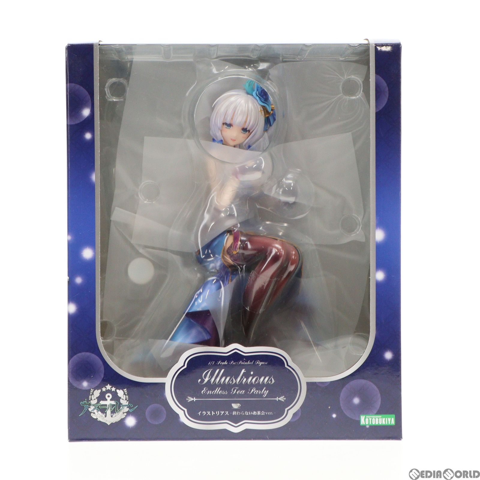 【開封品】イラストリアス（終わらないお茶会ver.）フィギュア 1/7スケール イラストリアス（終わらないお茶会ver.）【コトブキヤショップ