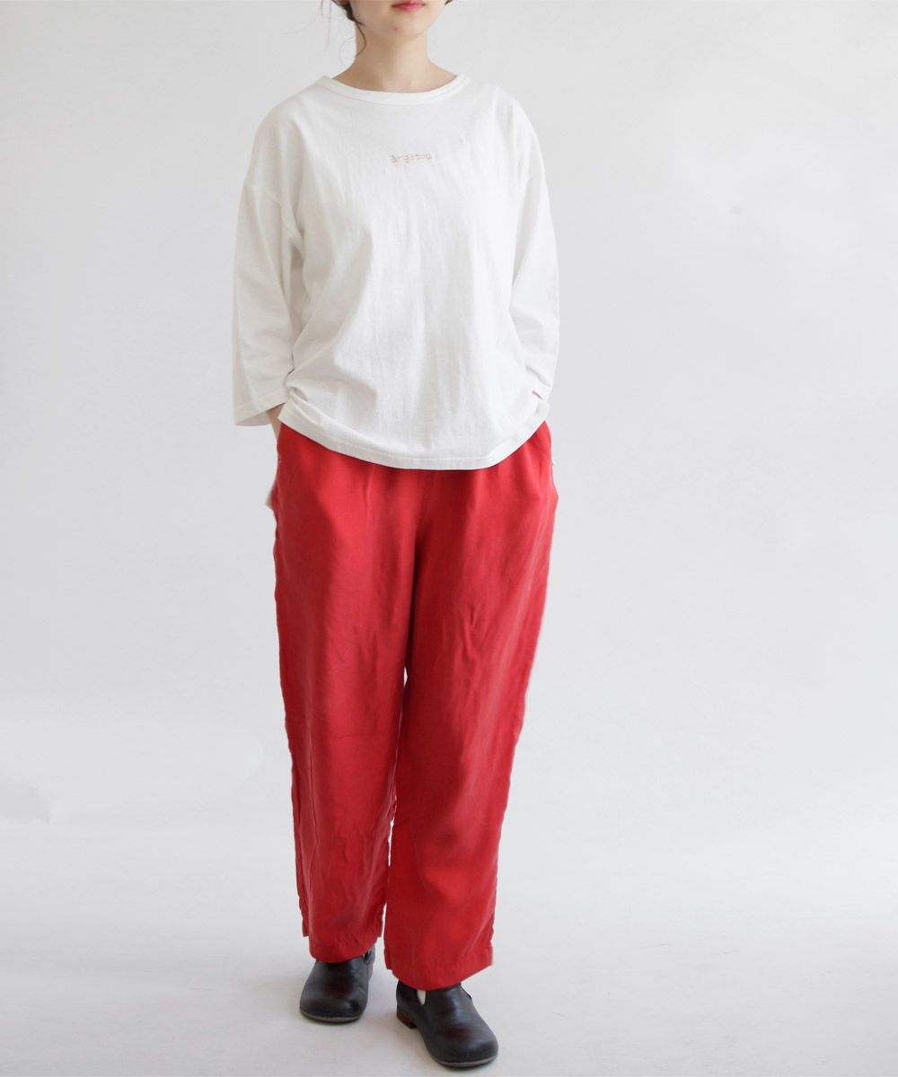 【送料無料】 Bliss bunch サテン パンツ PETTIキュプラ 春 夏 秋 ボトムス サスティナブル ブリスバンチ ＃W1Q125-Z624-318[M便 1/1] 送料無料】 Bliss bunch サテン パンツ PETTIキュプラ 春 夏 秋