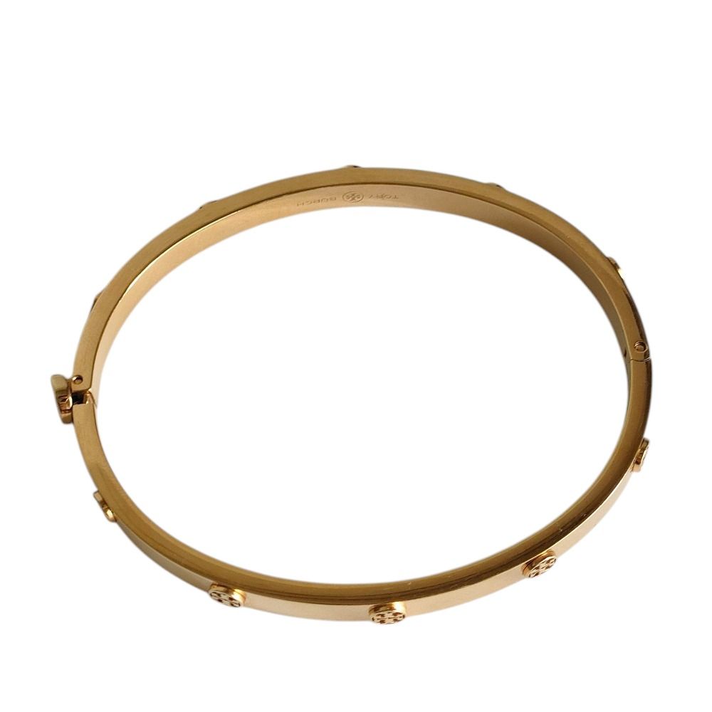 トリーバーチ ミラー スタッズ ヒンジ ブレスレット ダブルT バングル トリーバーチ ミラー スタッズ ヒンジ ブレスレット ダブルT