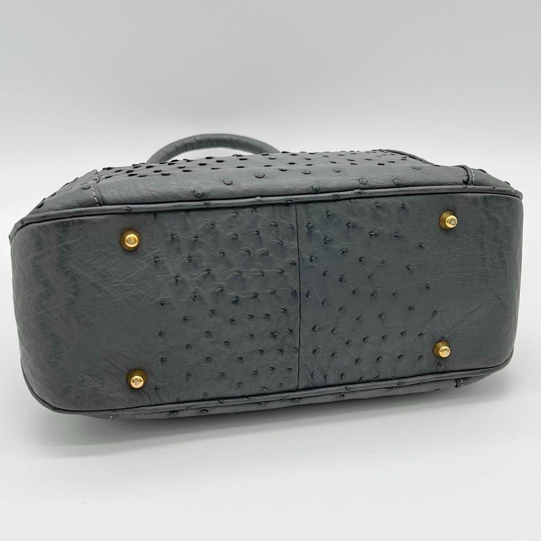 OSTRICH - 美品 オーストリッチ OSTRICH バッグ ハンドバッグ