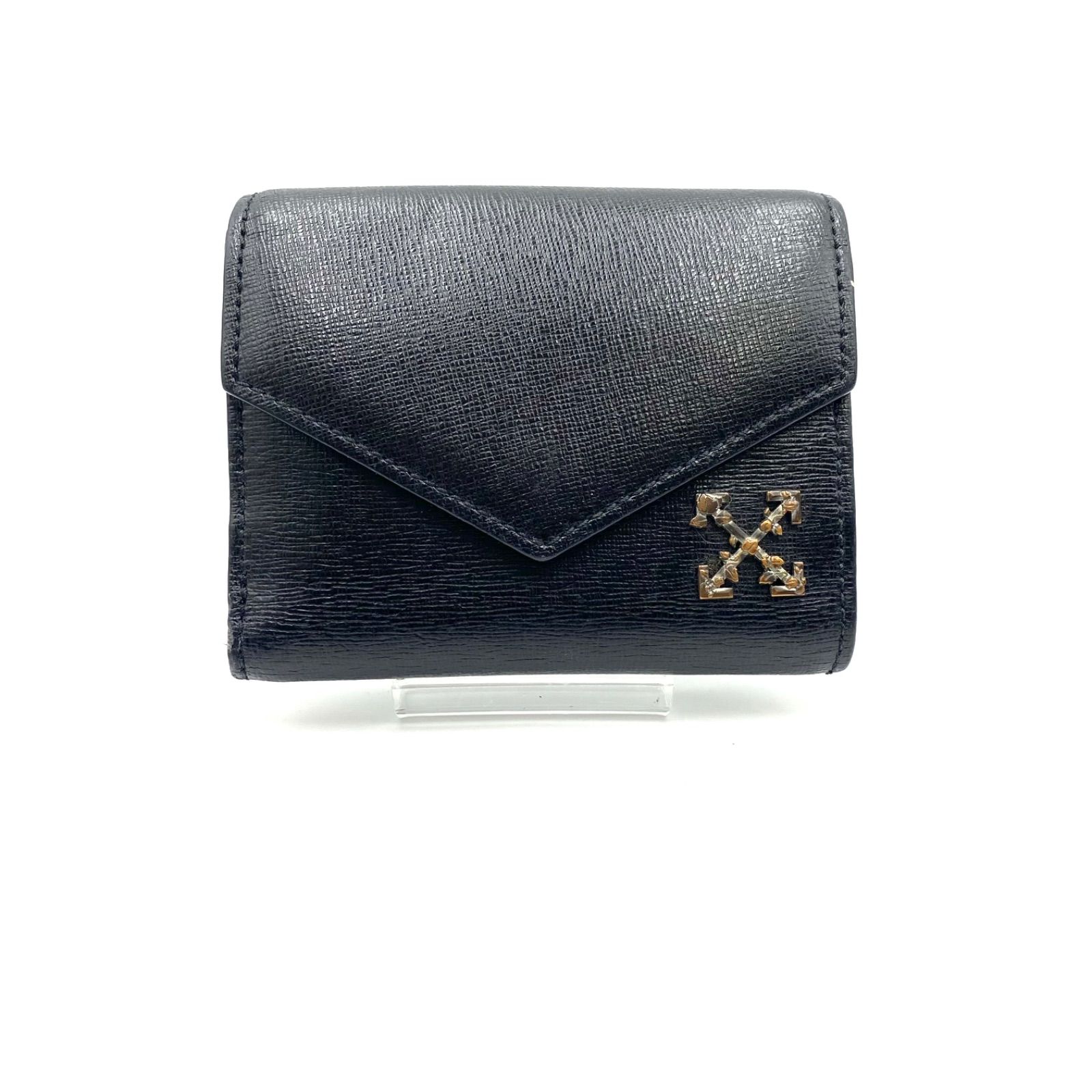 Off-White オフホワイト SCULPTURE 財布 ウォレット 三つ折り レザー 