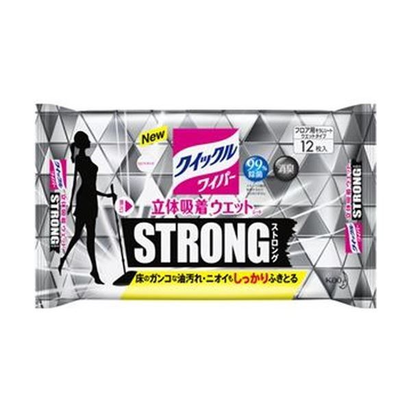 まとめ 花王 クイックルワイパー立体吸着ウエットシート ストロング 1セット 36枚 12枚×3パック ×10セット