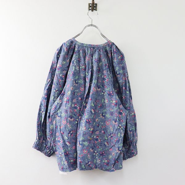 45R ダンガリー春花プリントドレス 【公式通販】