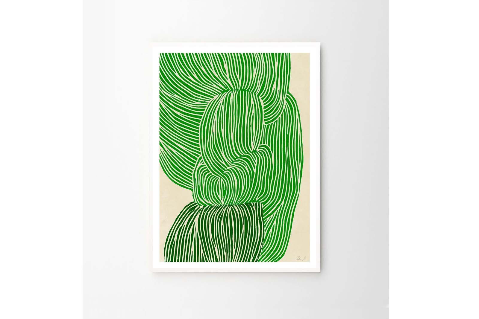 【フレーム付】THE POSTER CLUB Green Ocean 50×70 フレーム付】THE POSTER CLUB Green Ocean 50×70 - メルカリ