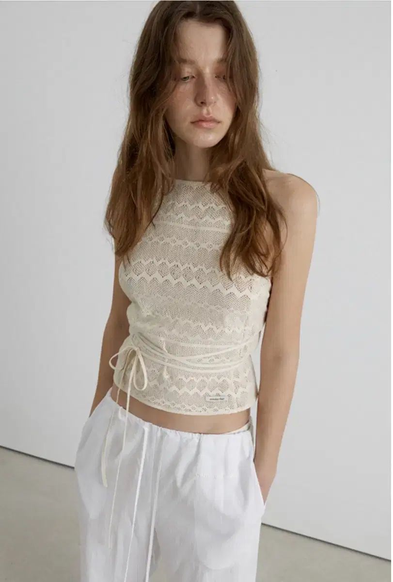 overdue flair オーバーデューフ STRAP HALTER TOP