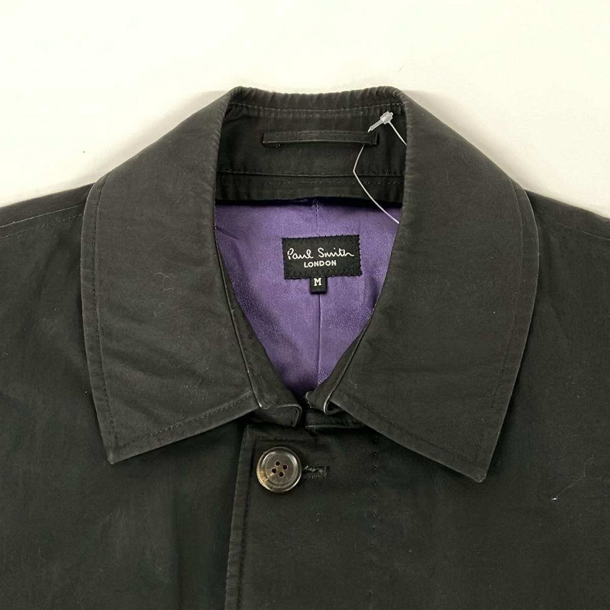 プレミアムな PaulSmith ポールスミス トレンチコート サイズM メンズ - 黒 【在庫限りの大特価】