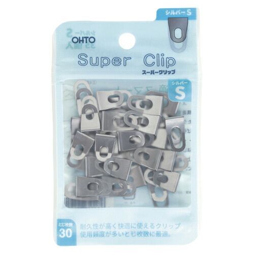 （まとめ） クリップ オート スーパークリップ シルバー SC-380S 4971516024254 ●規格：Ｓ 1個【×40セット】