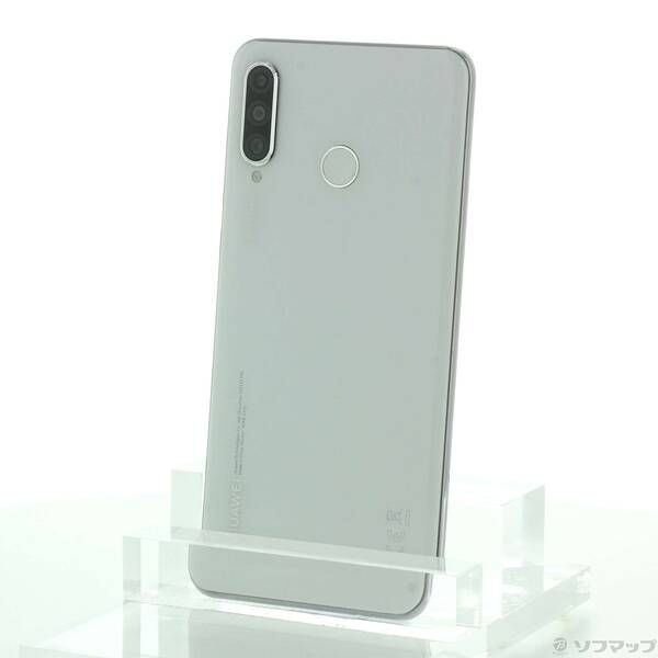 中古品〕 HUAWEI P30 lite 64GB パールホワイト HWSEC3 Y!mobile【352 