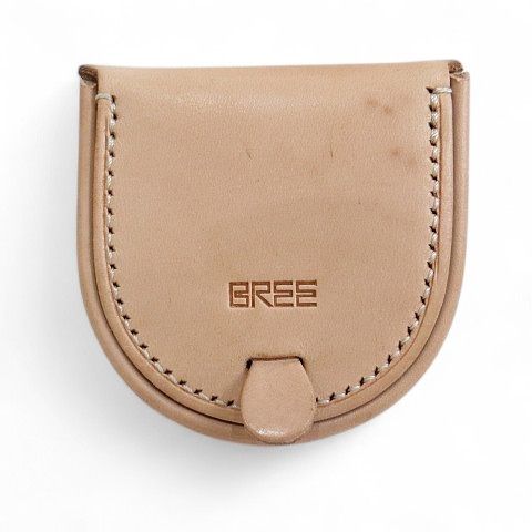 BREE レザーコインケース ベージュ BREE ブリー コインケース ヌメ革 馬蹄型 小銭入れ 本革 レザー