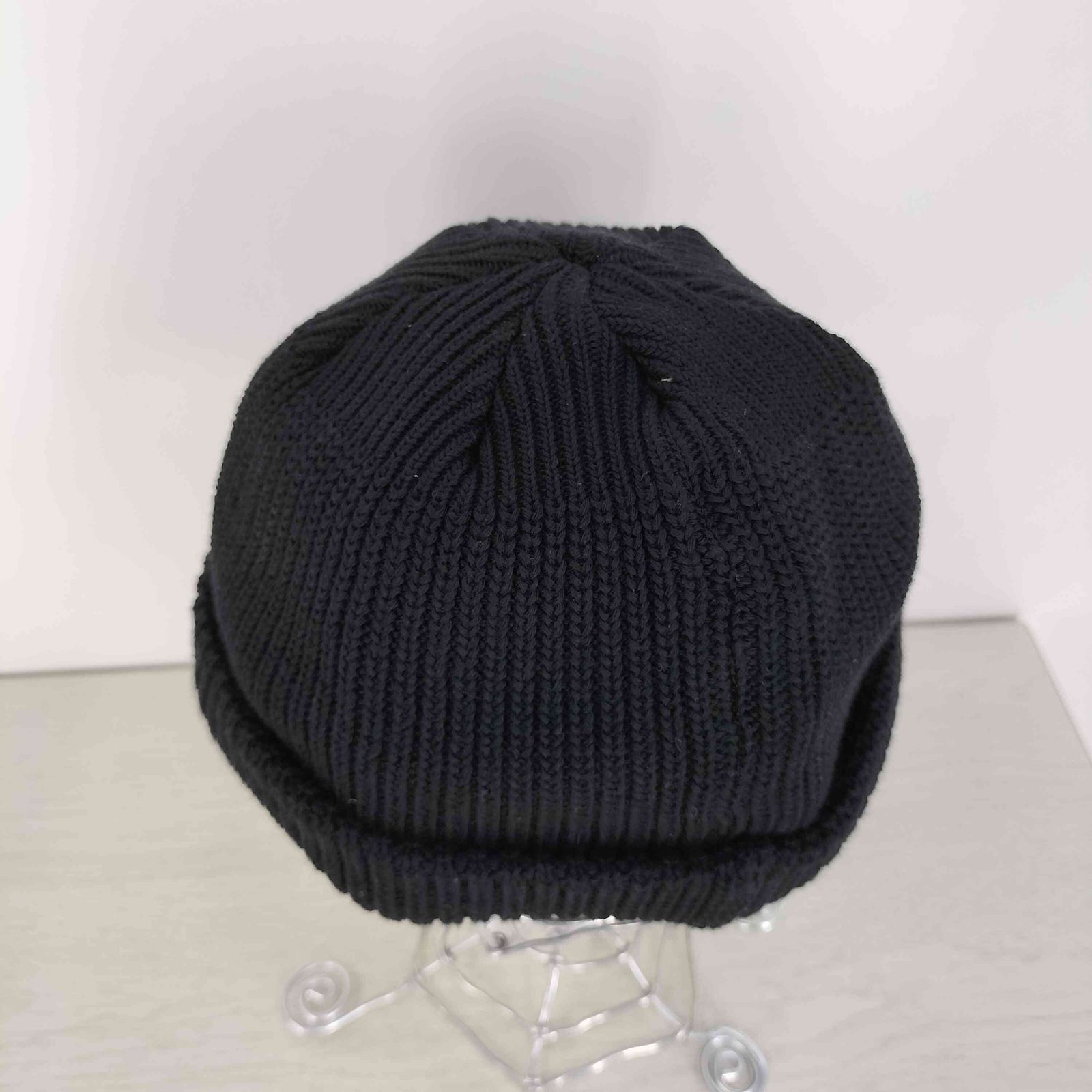 キジマタカユキ　コットンアクリルワッチキャップ　ブラック　黒 KIJIMA TAKAYUKI (キジマタカユキ) COTTON ACRYLIC WATCH CAP