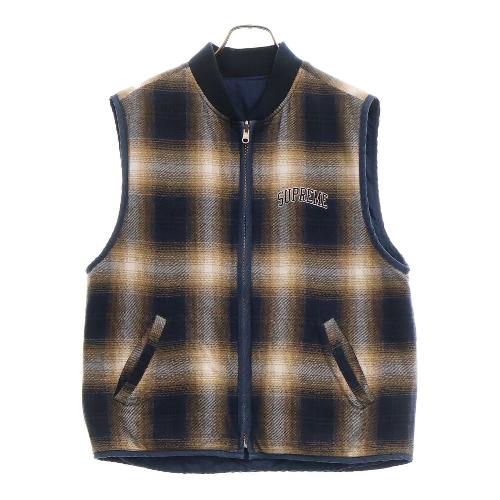 SUPREME (シュプリーム) 17AW Reversible Shadow Plaid Vest