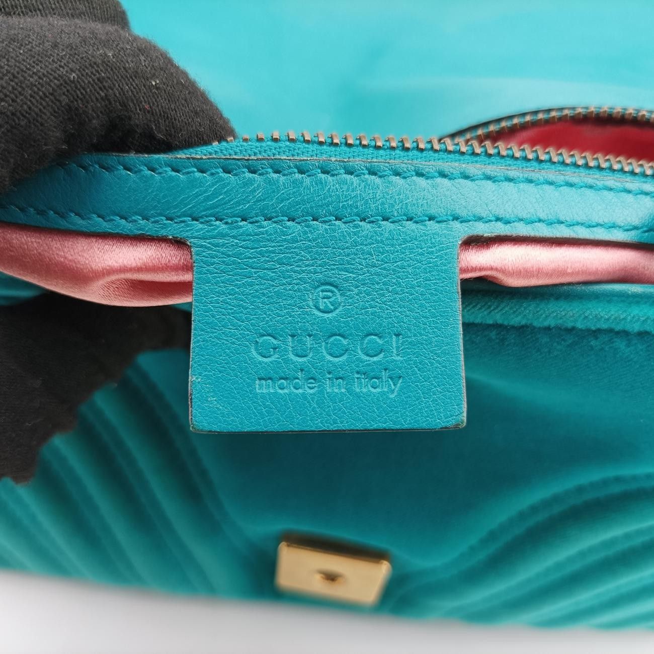 グッチGucciGGマーモントグリーンベロア443497E024090186