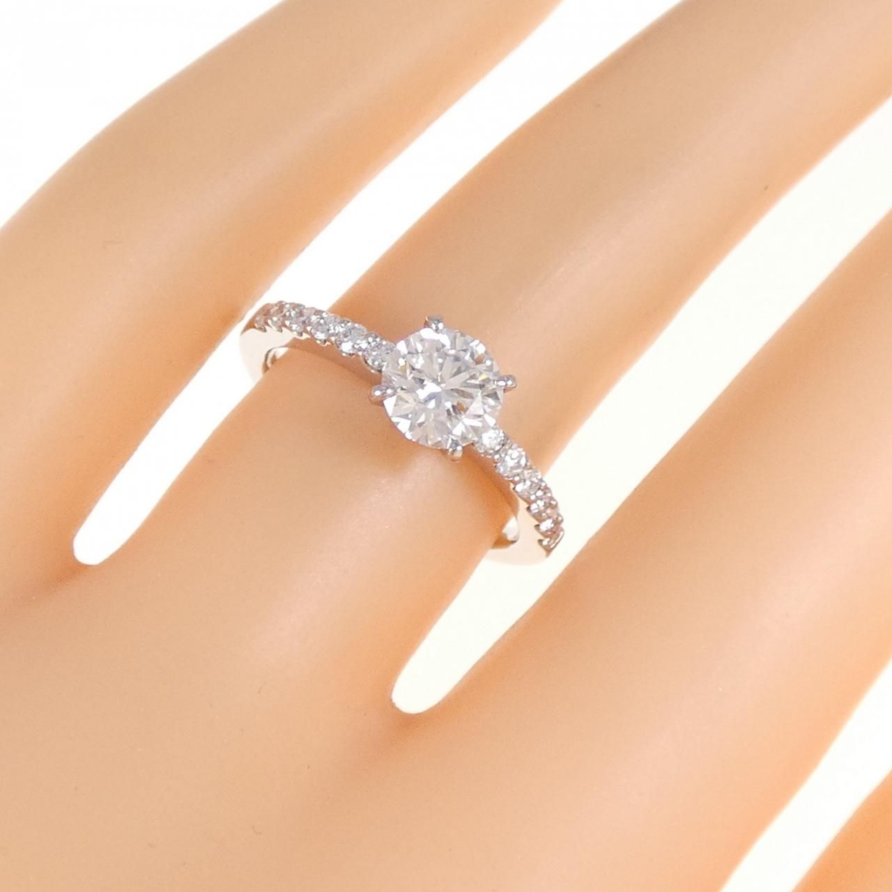リメイク】PT ダイヤモンド リング 0.502CT E SI2 VG 