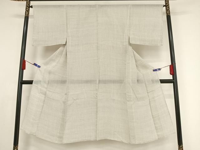 越後上布 男性 十字絣 平和屋着物＊夏物 芋麻 逸品 越後上