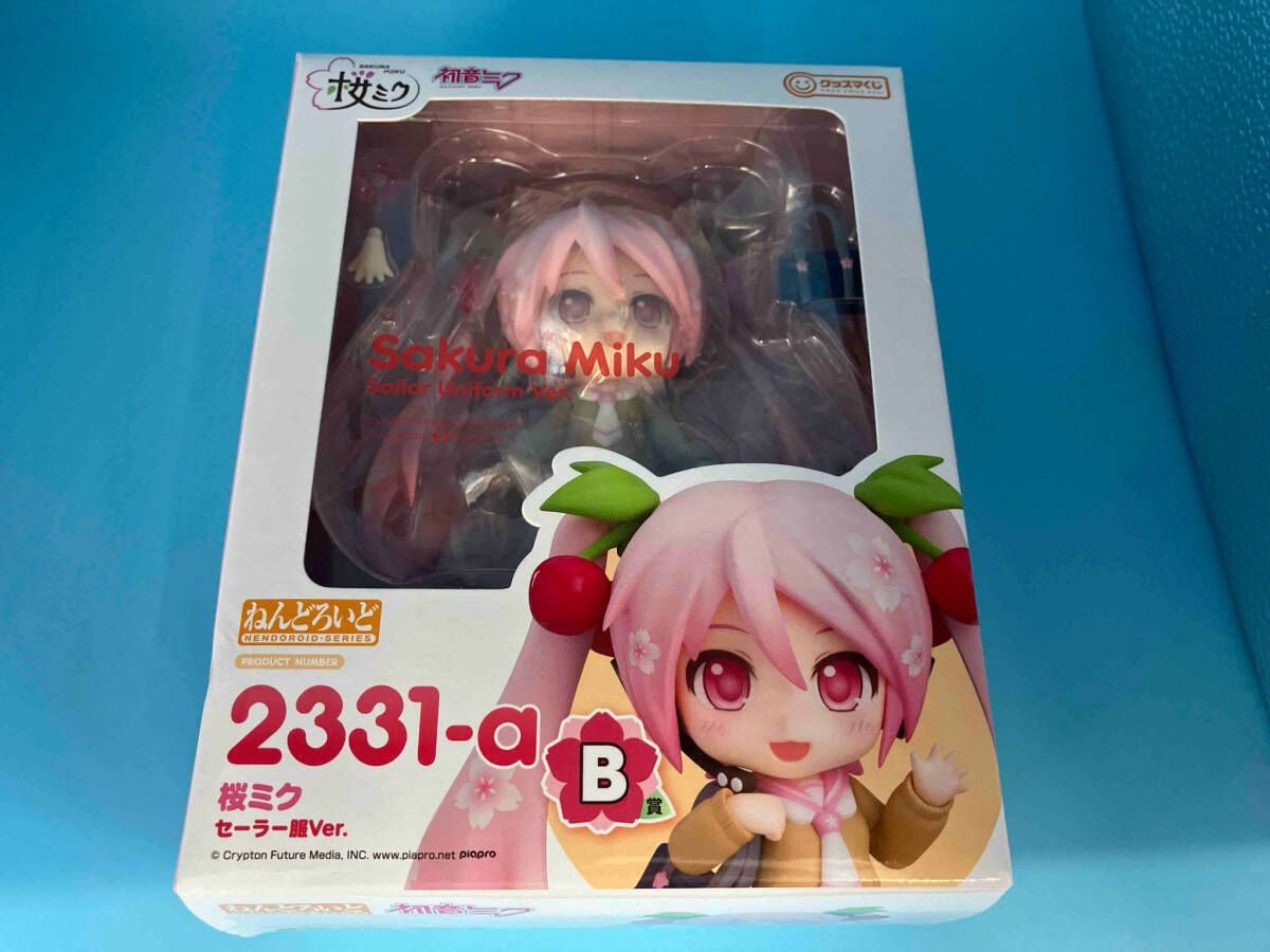 B賞 ねんどろいど 2331ーa 初音ミク 桜ミク セーラー服Ver