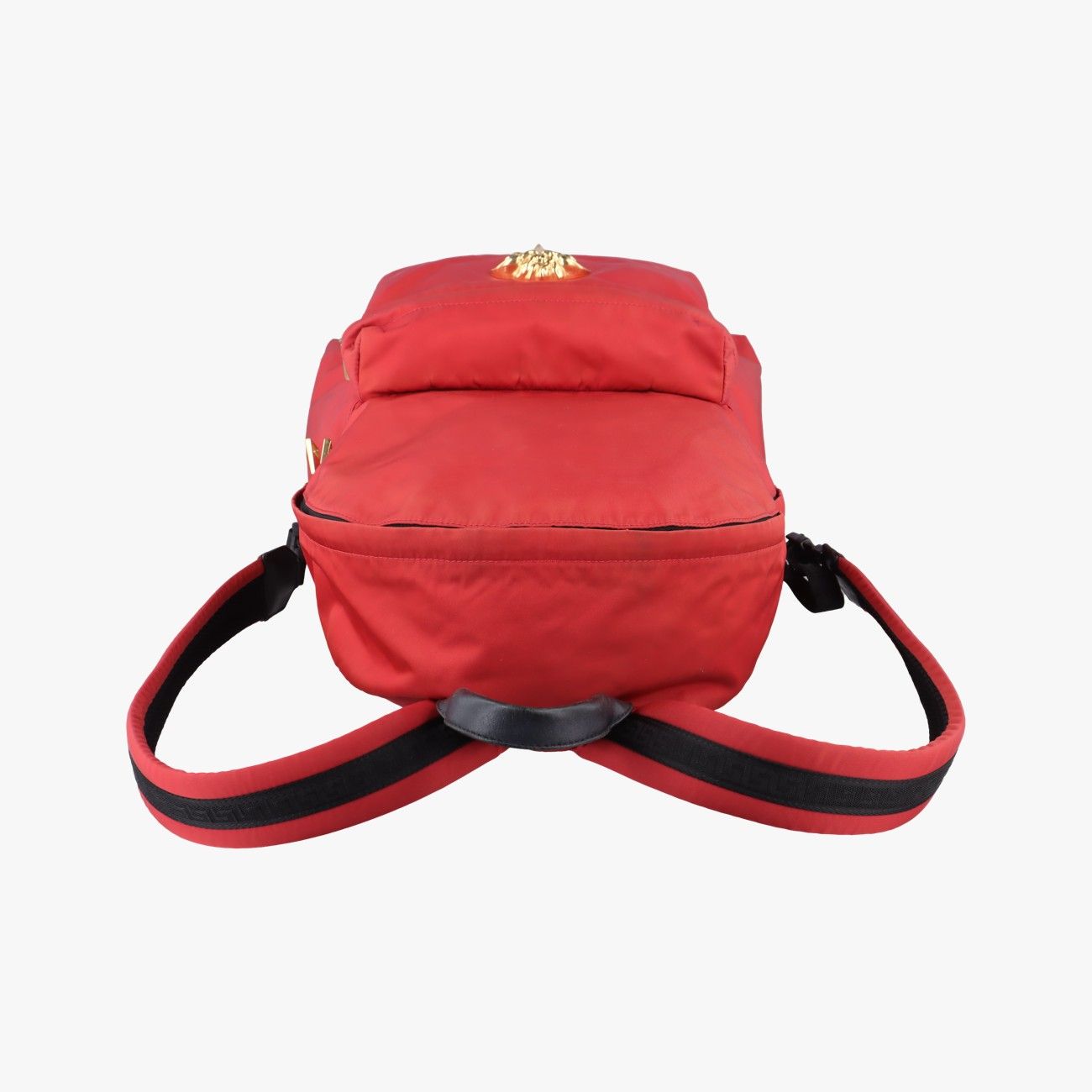 Versace ラ メデューサ ナイロン 携帯ポーチ ヴェルサーチェ(ヴェルサーチ)VERSACEメデューサレッドナイロン