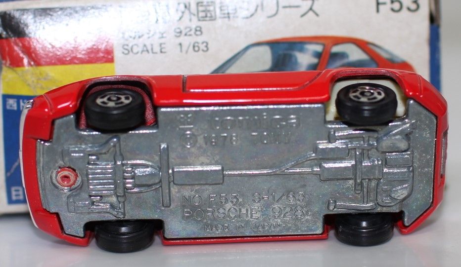 USED トミカ 青箱 F53 ポルシェ 928 1/63 日本製 240001028298 - メルカリ