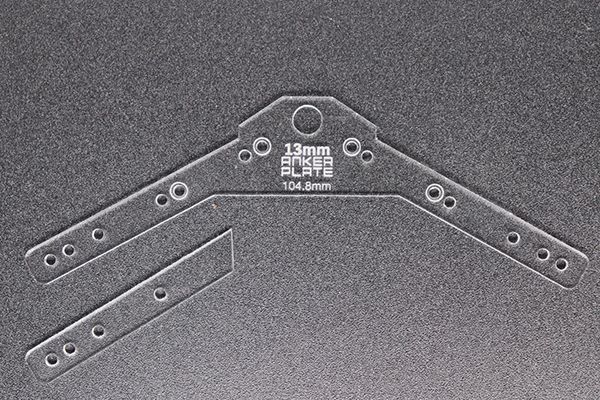 ミニ四駆 治具】P43-2 CCアンカープレート（13mmローラー用） - メルカリ