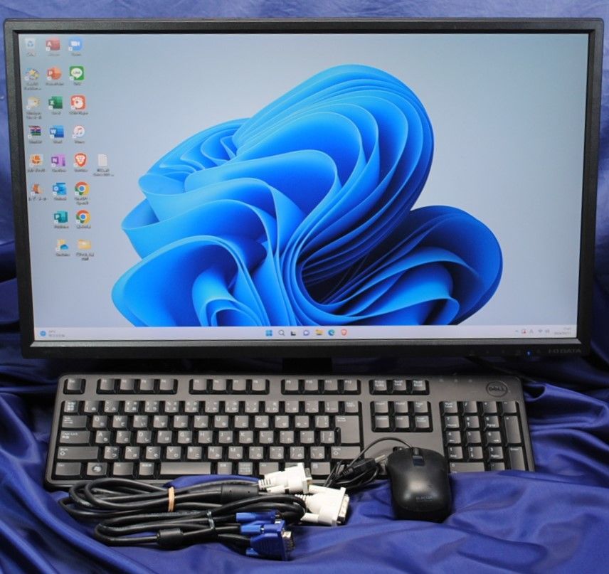 即戦力！第7世代/富士通/20モニターセット・キーボード・マウス・無線