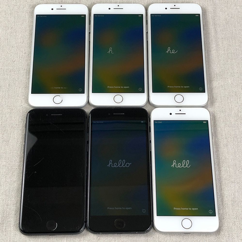 ジャンク品【6点セット・SIMロック解除済】Apple iPhone 8 本体 64GB（A1906）GSM+CDMA【不具合あり】/SP-JUNK-241772