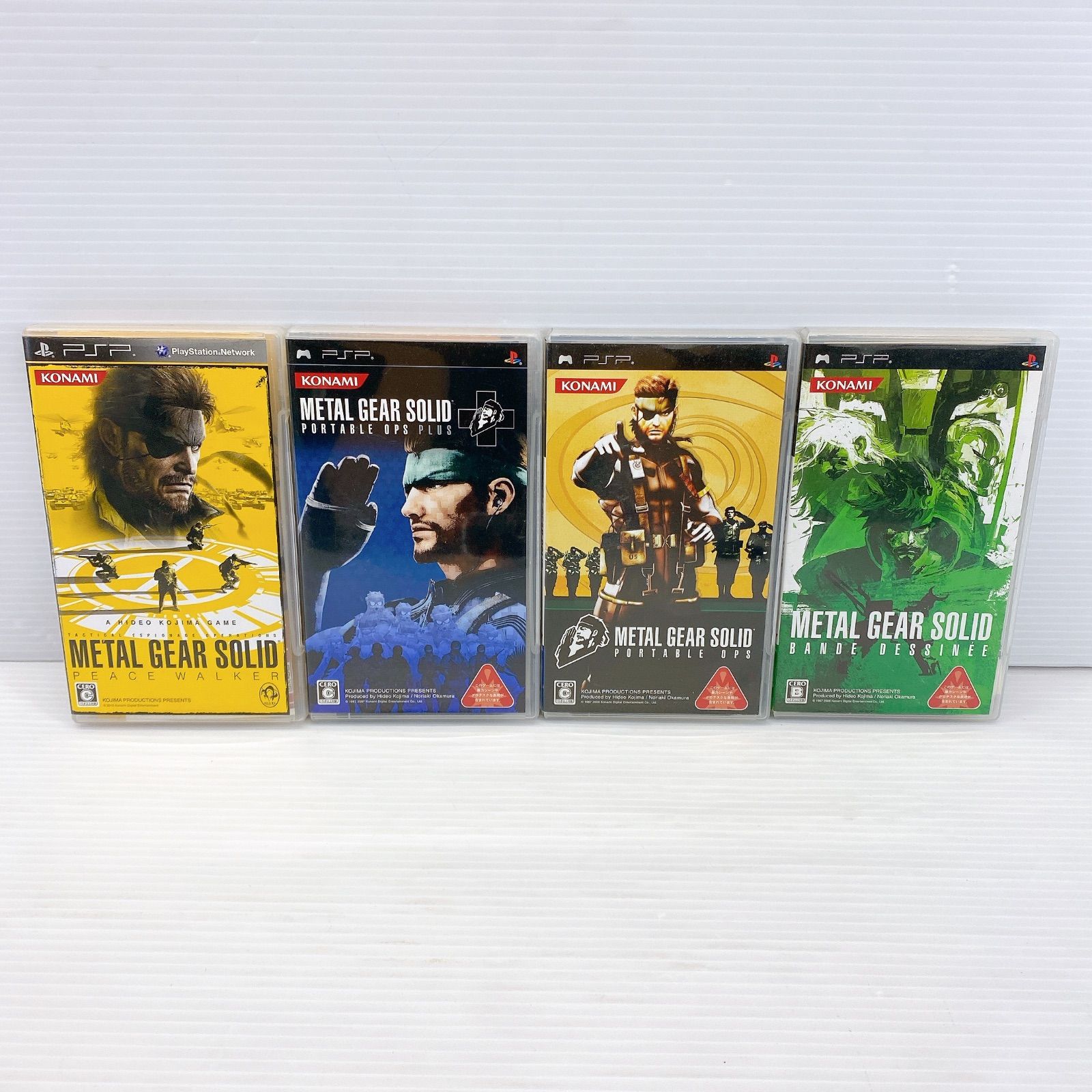 ◇【PSP】 METAL GEAR SOLID シリーズ 4本セット 中古品◇ - メルカリ