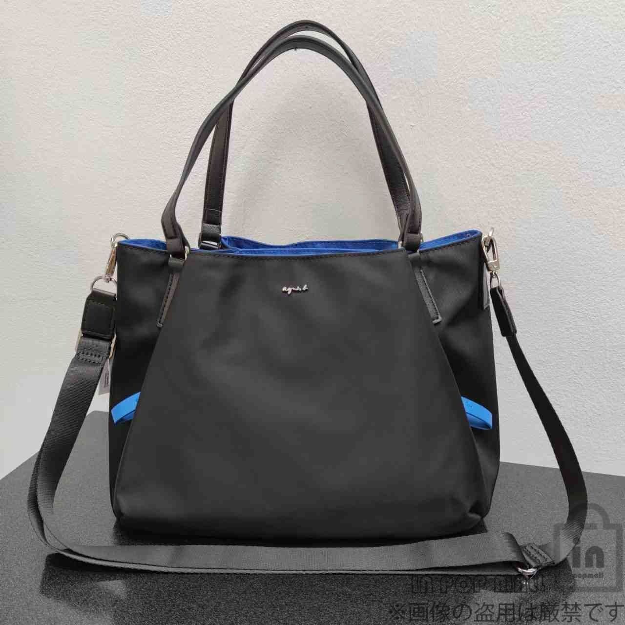 agnes b(アニエスベー) 2wayトートバッグロゴショルダーバッグ