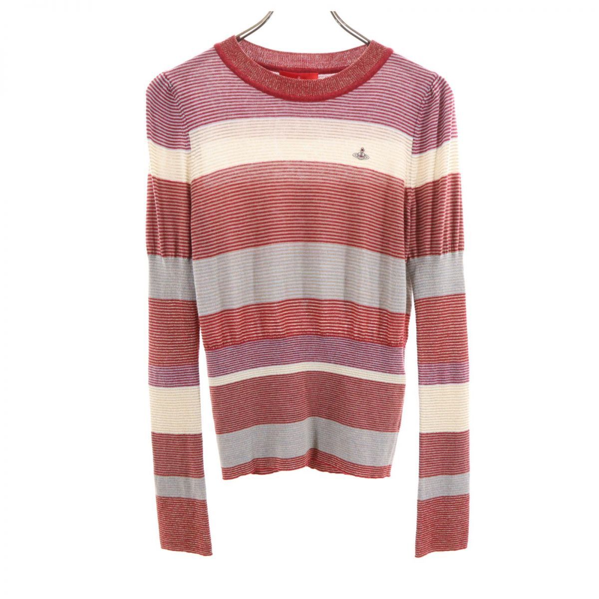 Vivienne Westwood RED LABEL ボーダー柄長袖Tシャツ