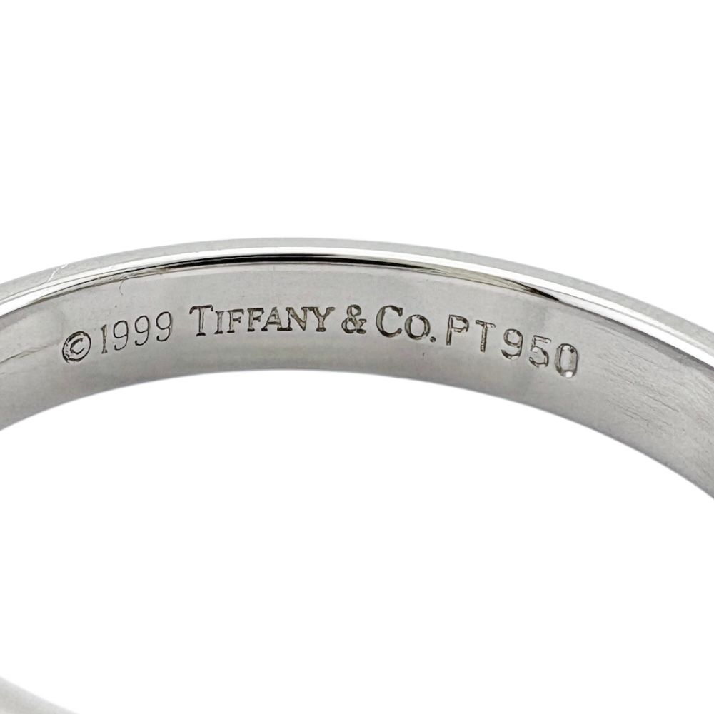 ティファニー クラシックバンド リング 指輪 10号 Pt950プラチナ