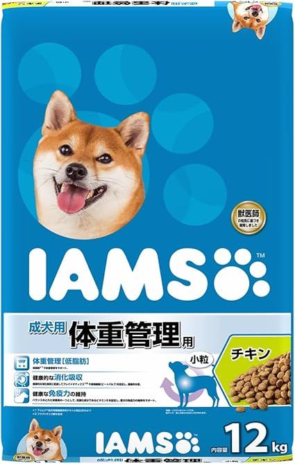 同梱】 マースジャパンリミテッド アイムス成犬用体重管理用チキン小粒12kg