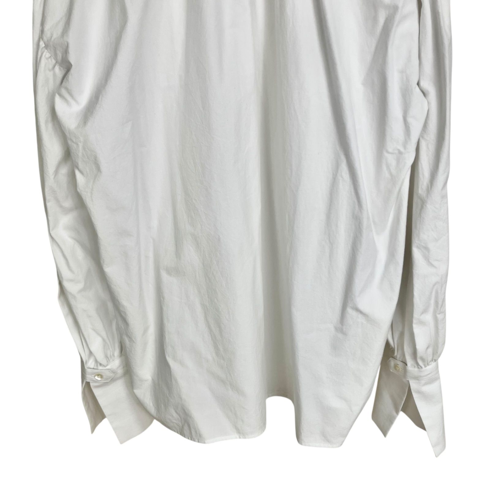 Whim Gazette ボウブラウス F ホワイト 白 ウィムガゼット コットン