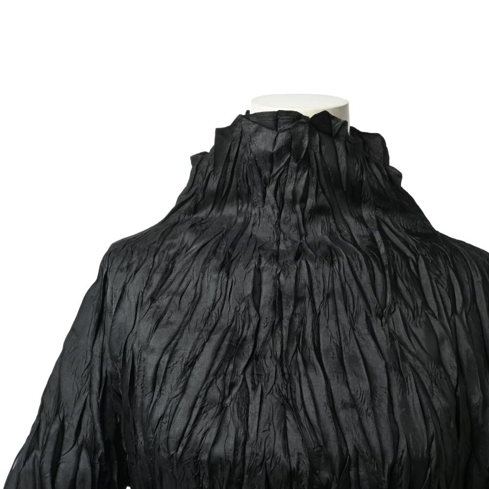 PLEATS PLEASE シワ加工 ハイネック カットソー - メルカリ