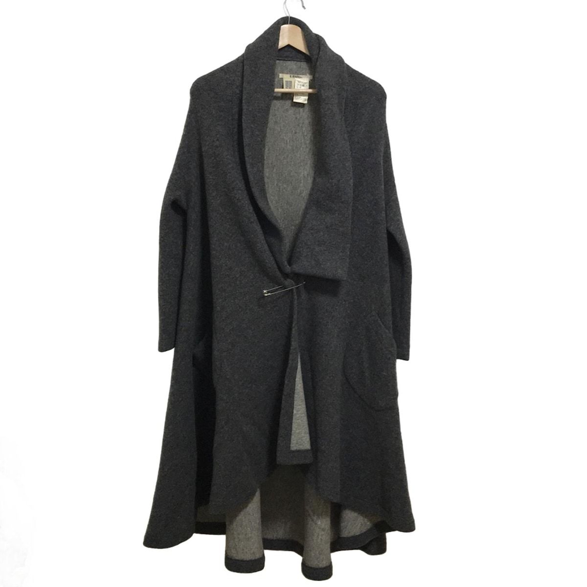 LIMI feu リミフゥ ショルダーコート 定番品 TULLE SHOULDER OPEN LONG T(S Black): LIMI feu｜THE SHOP