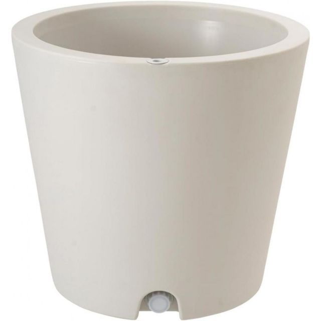 リッチェル タウンプランターWS コニカル75型 サンドグレー ポット型 大型プランター