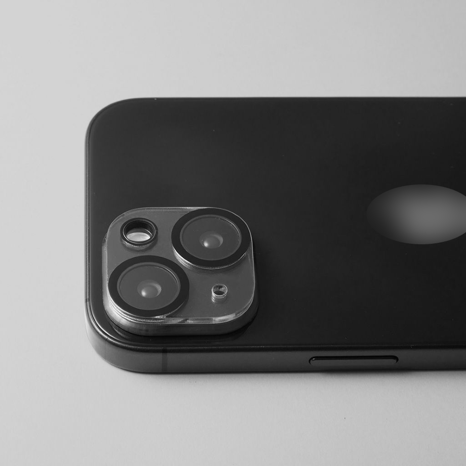 【訳アリ B級品 特別価格】iPhone 15 / 15Pro / 15Plus / 15ProMax 用　カメラユニットをしっかり守る通常タイプのアクリル透明プロテクター