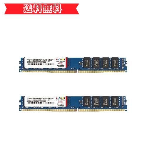 Happy-shops32GB(16GBx2)_DDR4 2666MHz VLP v-color Hynix IC サーバー