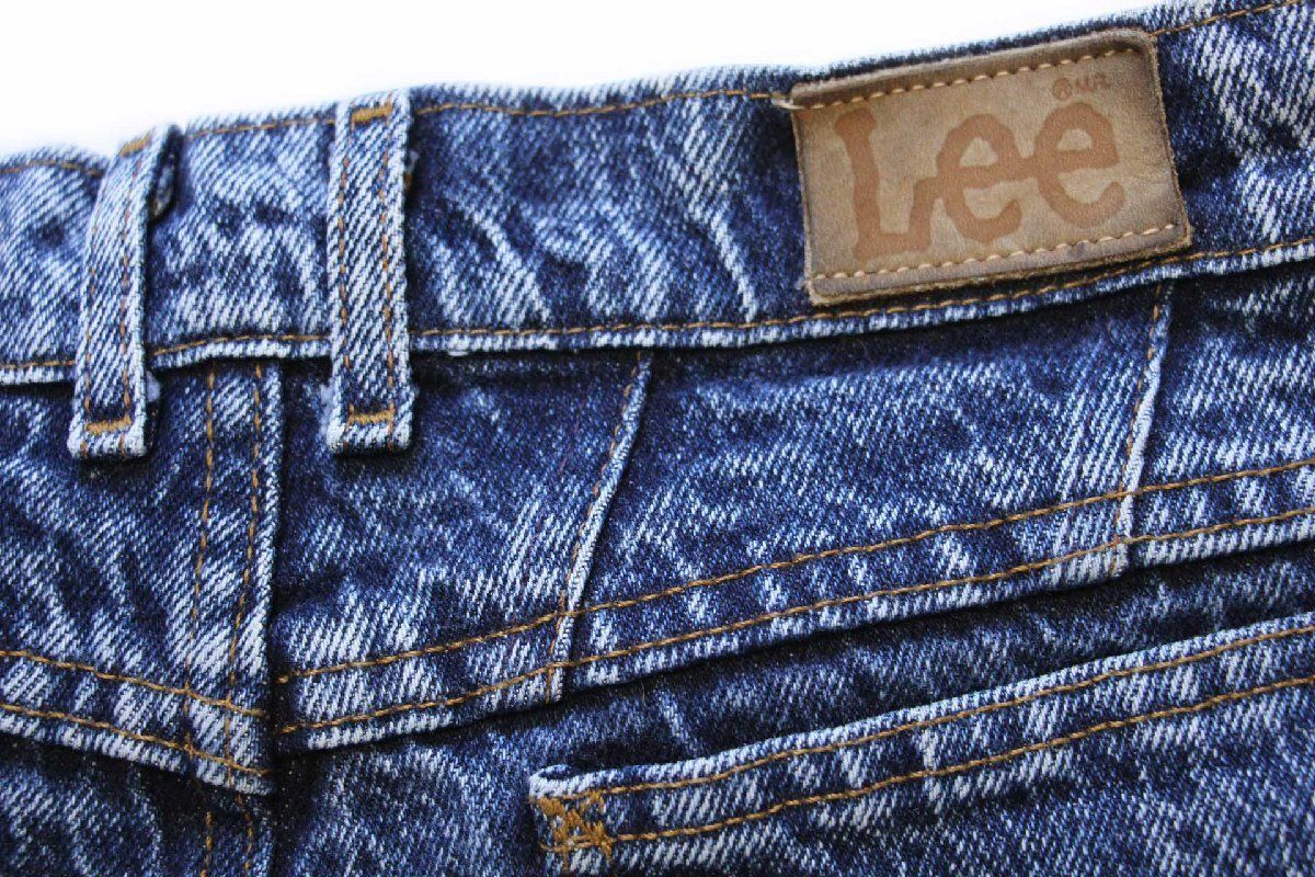 USA製 90s ビンテージ Lee ケミカルジーンズ デニムジーンズ 古着 LEE リー 80〜 90年代 USA製 220-J PATD -153438 デニム