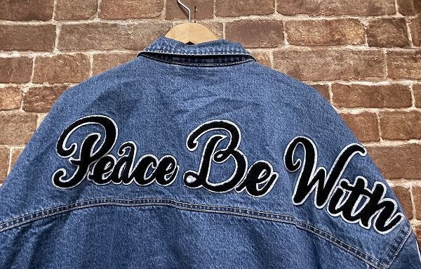 MSSproject あろまほっと直筆サイン入り　私物デニム ジャケット EXAMPLE エグザンプル 456122132 PEACE DENIM JACKET ピース