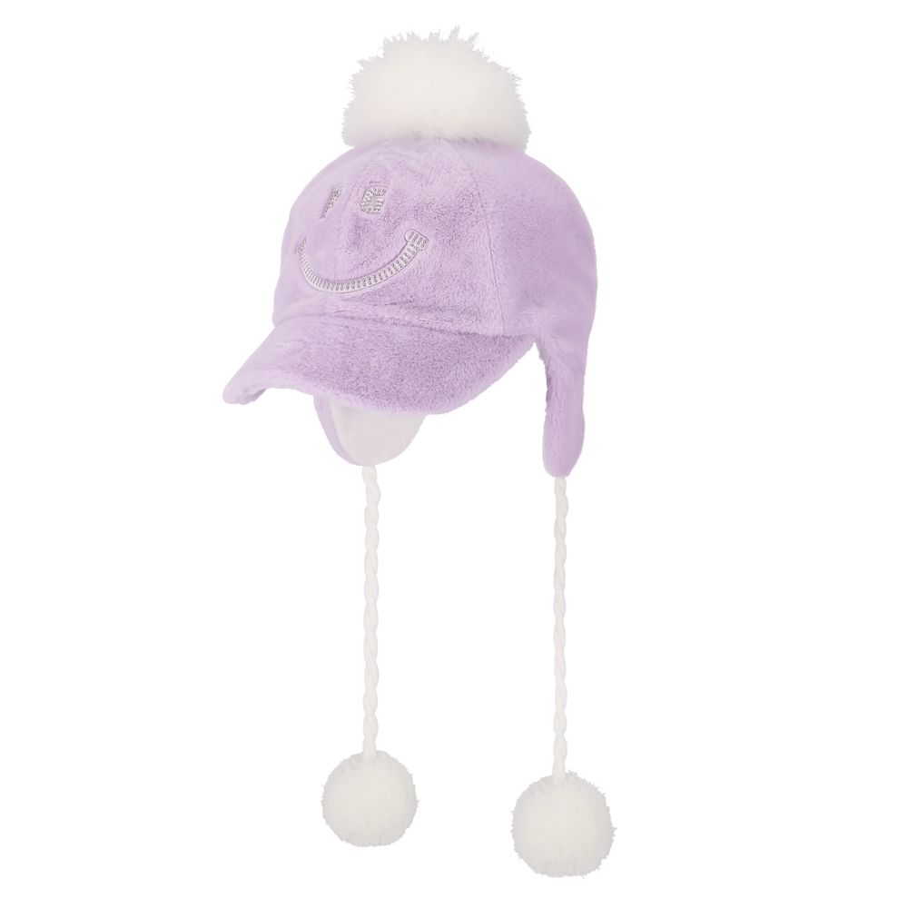 PEARLY GATES パーリーゲイツ ファー ボンボン 耳あて ボールキャップ 帽子 56