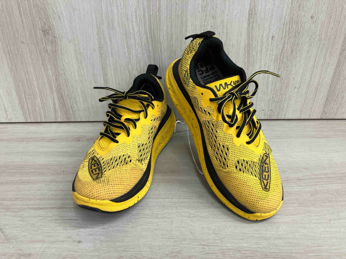 KEEN キーン WK400 ダブルケー400 スニーカー ウォーキングシューズ 28.0cm イエロー