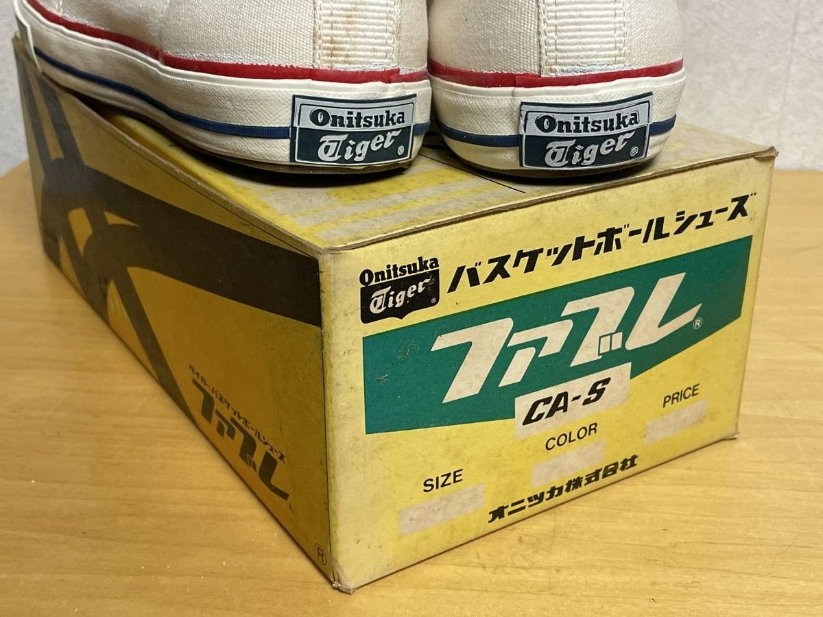 未使用品 60s 70s Onitsuka Tiger オニツカタイガー CA-S バスケットボール シューズ ファブレ キャンバス スニーカー  25.5cm デッド - メルカリ