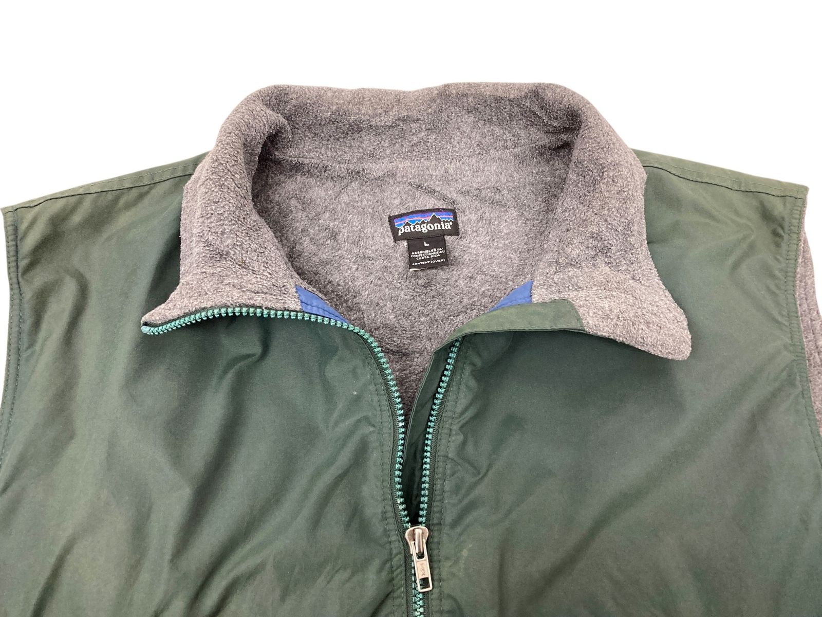 おしゃれになりたい　パタゴニア patagonia シェルドシンチラベスト Patagonia shelled synchilla vest L black 90's パタゴニア