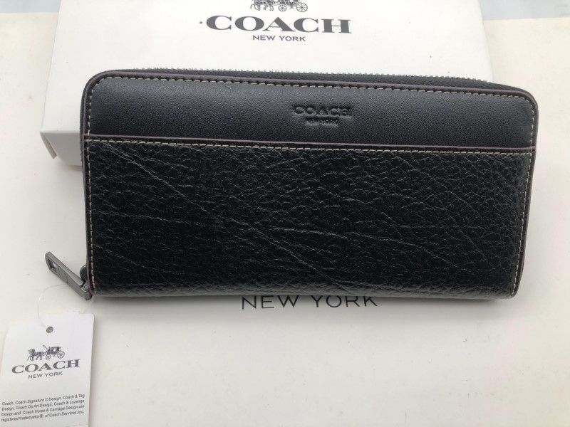 コーチ COACH 長財布 財布 シグネチャー アコーディオンラウンドジップウォレット新品 F12130 d195B