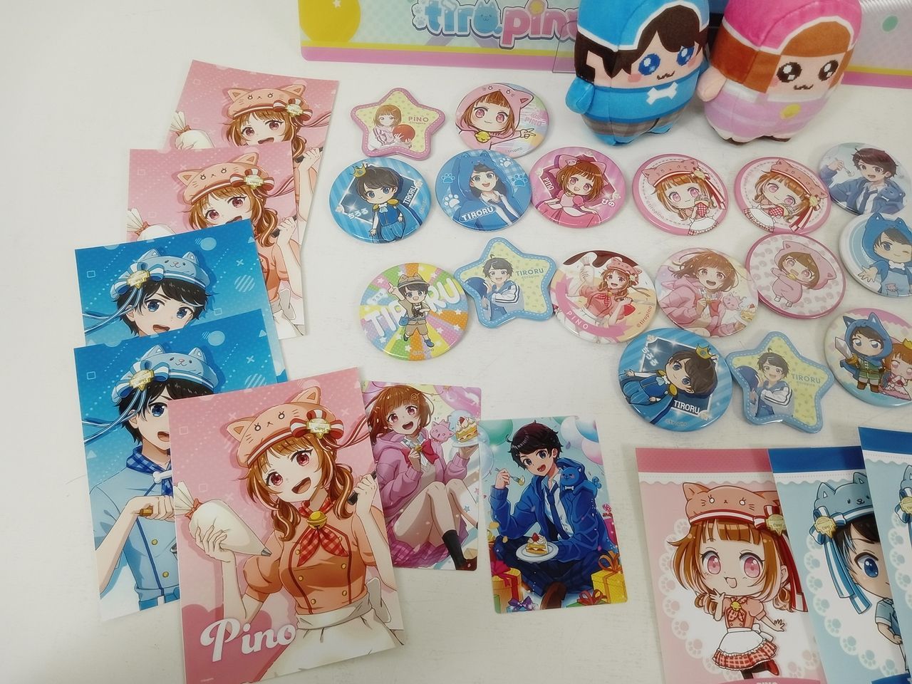 ちろぴの まるくかわいくなった マスコット チャーム 缶バッジ